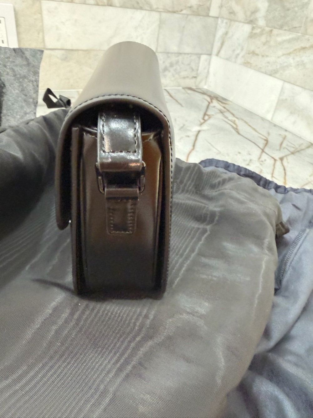 Celine Teen Triomphe Leather Crossbody Bag BNIB w tags - Picture 5 of 13